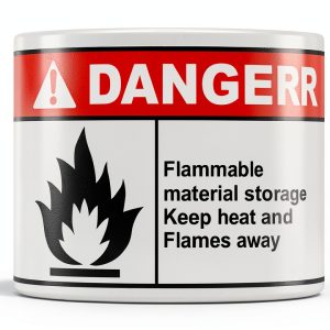 Flammable Danger OSHA ANSI Label Sticker 10x14 Fastasticdeals-0