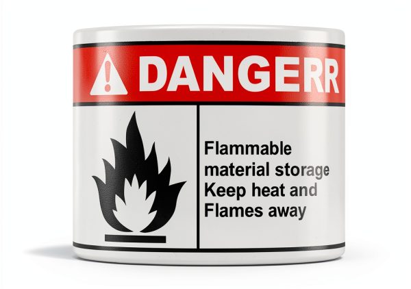 Flammable Danger OSHA ANSI Label Sticker 10x14 Fastasticdeals-0