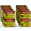 10Pcs Bilingual Danger Pinch Point Watch Your Hands Stickers and Keep Hands And Fingers Away Stickers 5x3.5 inch Warning Labels Safety Label Decals Danger Warning Sign Sticker for Workplace-0