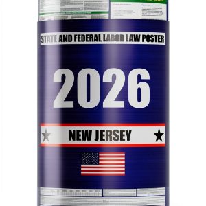 2026 New Jersey Labor Law Poster COMPLIANCE ASSISTANCE UV Laminated-0