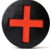 Veemoon 4sheets Battery Label Stickers Plus Minus Symbol Stickers Electrical Polarity Signs Safety Sign Decals-1