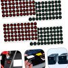 Veemoon 4sheets Battery Label Stickers Plus Minus Symbol Stickers Electrical Polarity Signs Safety Sign Decals-6