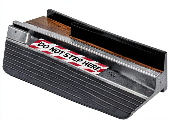 Safety Warning Sign Decal Sticker - F5Xclusive 7x3in Red/Black Pack-3
