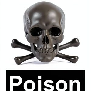 Poison Danger OSHA/ANSI Label Vinyl Decal Sticker Kit OSHA Safety Label Compliance Signs 8"-0