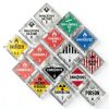 Hazmat Aluminum Flip Placard, 15-Legend, Worded, 13.75" x 13.75" Unpainted Back Plate, Rounded Corners, J. J. Keller & Associates, Inc.-0