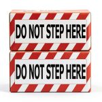 Safety Warning Sign Decal Sticker - F5Xclusive 7x3in Red/Black Pack-0